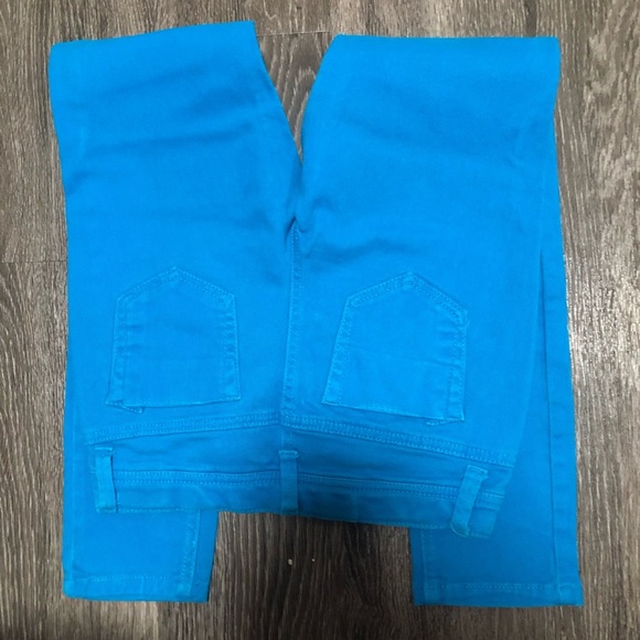 Imperial Star Girls Skinny Jeans in Bright Turquoise - Size 12 - Picture 5 of 8